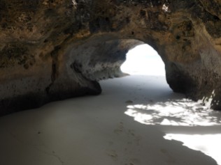 Beach sea cave